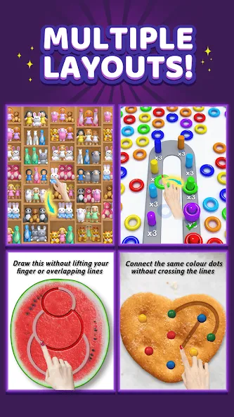 Tile Master 3D® - Triple Match (Тайл Мастер 3Д) [МОД: Бесконечные деньги, Монеты и Мега MOD] Screenshot 3