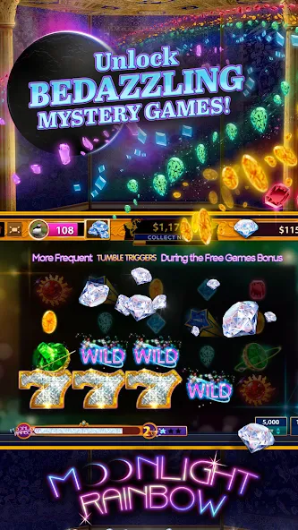 Da Vinci Diamonds Casino – Bes (Да Винчи Даймондс Казино) [МОД: Меню, Бесконечные монеты и Открытые уровни] Screenshot 4