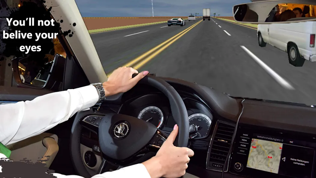 Highway Traffic Car Racer (Хайвей Трафик Кар Рейсер) [МОД: Много денег, Монет и Все открыто] Screenshot 3