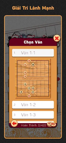 Cờ Thế Khó Nhất - Cờ Offline [МОД: Меню, Бесконечные монеты и Открытые уровни] Screenshot 4