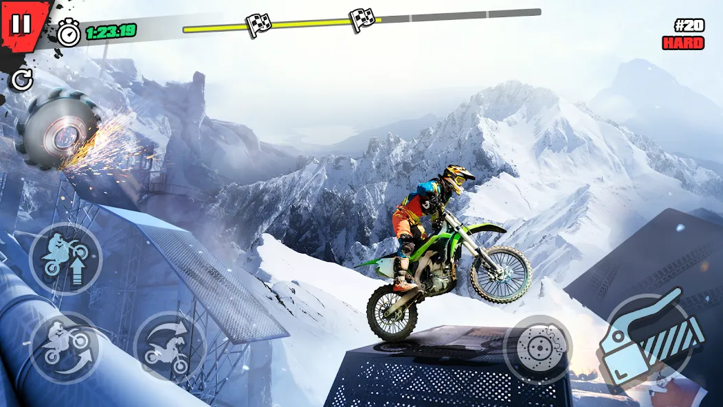 Trial Mania: Dirt Bike Games (Трайал Мания) [МОД: Бесконечные деньги, Монеты и Мега MOD] Screenshot 3