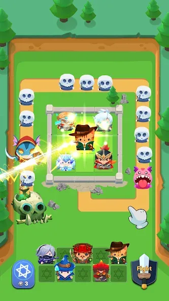 Cube Defender: Casual TD (Кьюб Дефендер) [МОД: Деньги, Монеты и Меню MOD] Screenshot 1