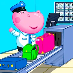 Скачать Hippo: Airport Profession Game [МОД: Много монет, Открытые уровни и Мега MOD] | Взлом Hippo: Airport Profession Game на Андроид