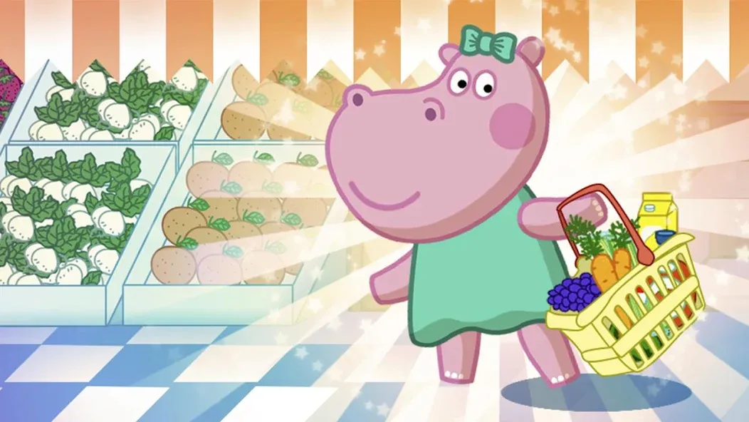 Kids Supermarket: Shopping [МОД: Много денег, Монет и Все открыто] Screenshot 1