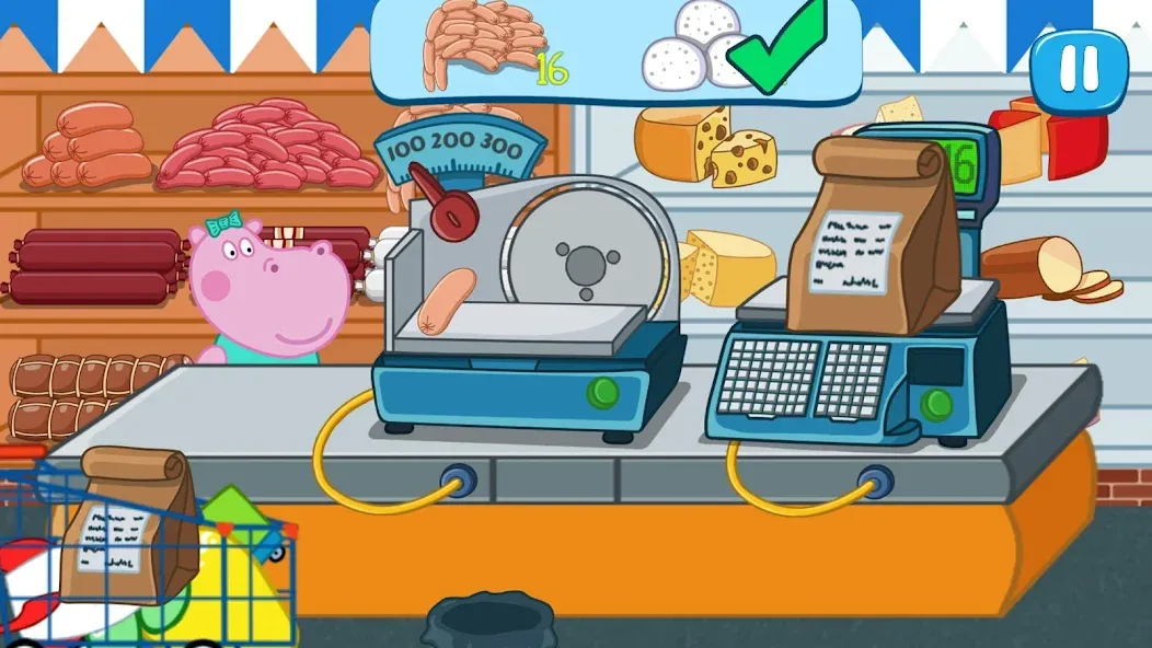 Kids Supermarket: Shopping [МОД: Много денег, Монет и Все открыто] Screenshot 4