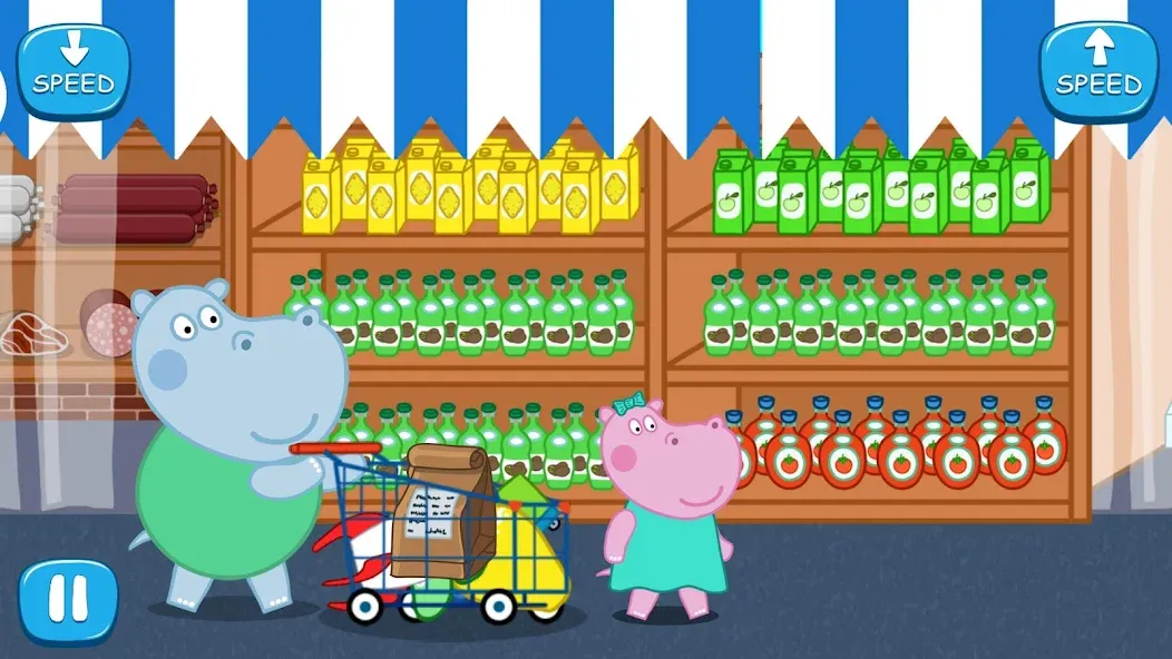 Kids Supermarket: Shopping [МОД: Много денег, Монет и Все открыто] Screenshot 5