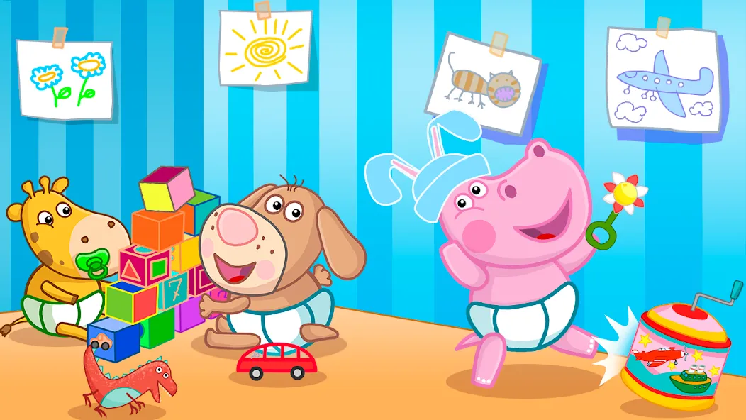 Baby Care Game [МОД: Все открыто, Дополнительные деньги и Меню MOD] Screenshot 2