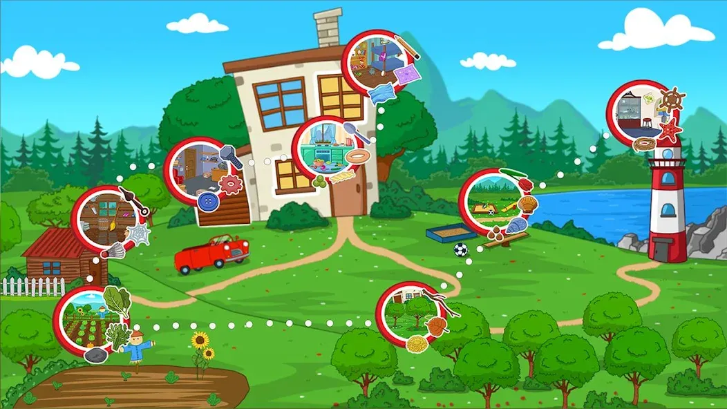 Kindergarten: Learn and play [МОД: Много монет, Открытые уровни и Мега MOD] Screenshot 5