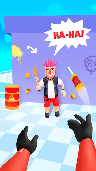 Hit Master 3D - Knife Assassin (Хит Мастер 3Д) [МОД: Деньги, Монеты и Меню MOD] Screenshot 1