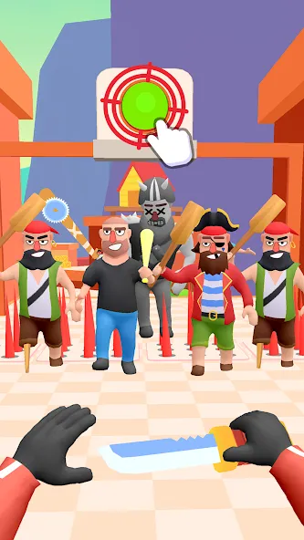Hit Master 3D - Knife Assassin (Хит Мастер 3Д) [МОД: Деньги, Монеты и Меню MOD] Screenshot 3