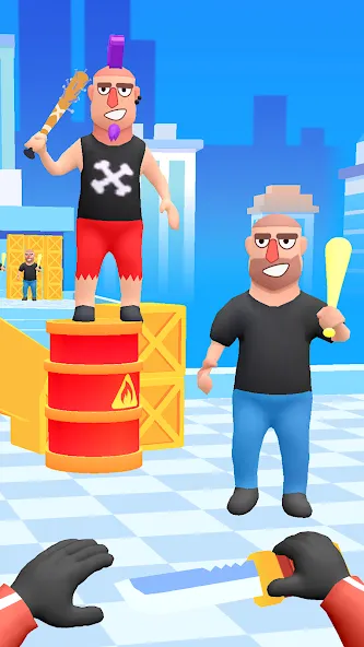 Hit Master 3D - Knife Assassin (Хит Мастер 3Д) [МОД: Деньги, Монеты и Меню MOD] Screenshot 4