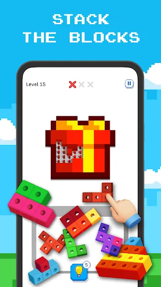Blockin' Color - Block Puzzle [МОД: Много денег, Монет и Все открыто] Screenshot 1
