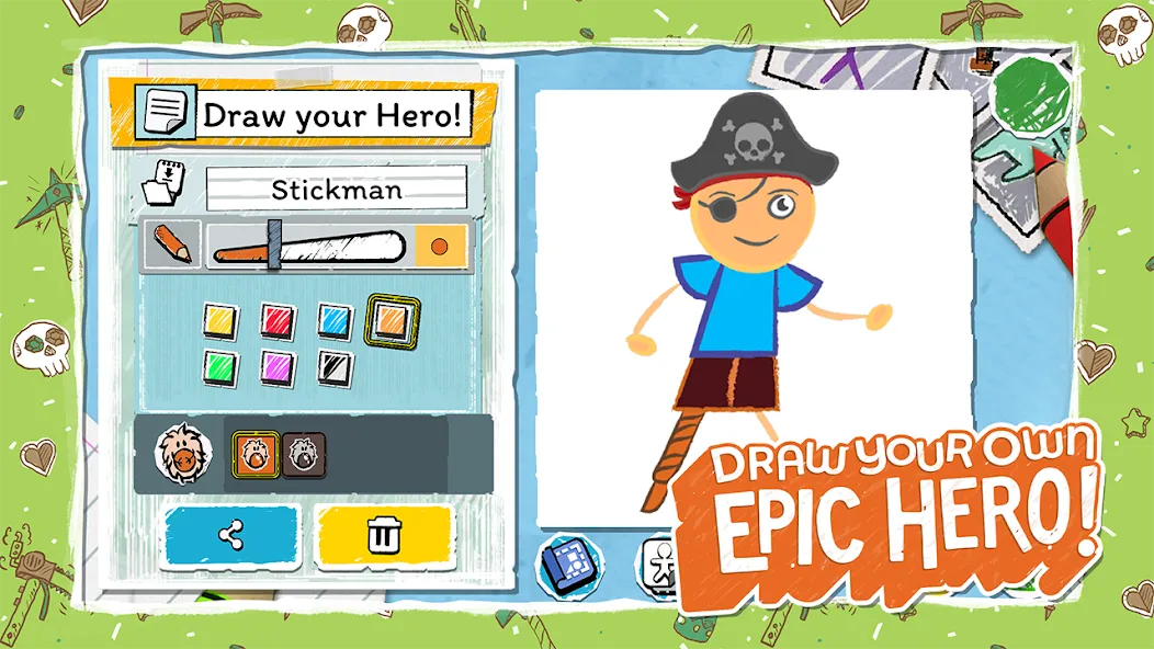 Draw a Stickman: EPIC 3 (Нарисуй палочного человечка) [МОД: Деньги, Монеты и Меню MOD] Screenshot 1