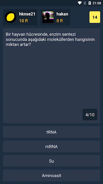 Biyoloji Quiz — PvP Online (Биология Квиз) [MOD: Все разблокировано] - Скриншот 2