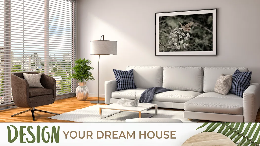 My Home Makeover Design: Games (Мой дизайн ремонта дома) [МОД: Бесконечные деньги, Монеты и Мега MOD] Screenshot 1
