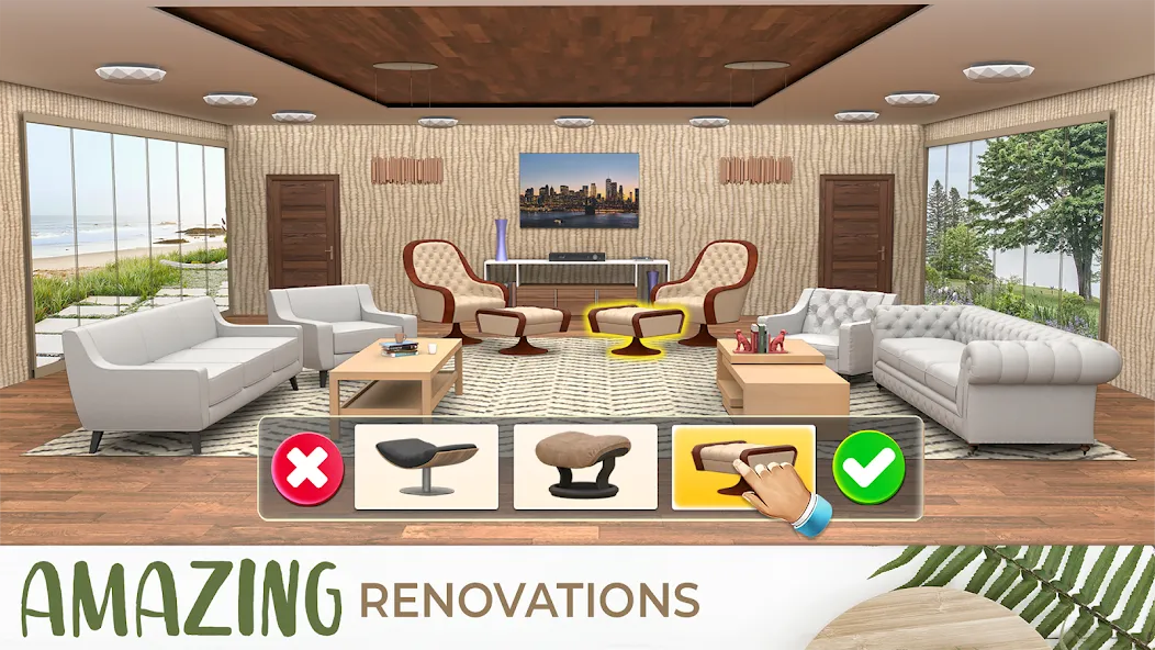 My Home Makeover Design: Games (Мой дизайн ремонта дома) [МОД: Бесконечные деньги, Монеты и Мега MOD] Screenshot 4