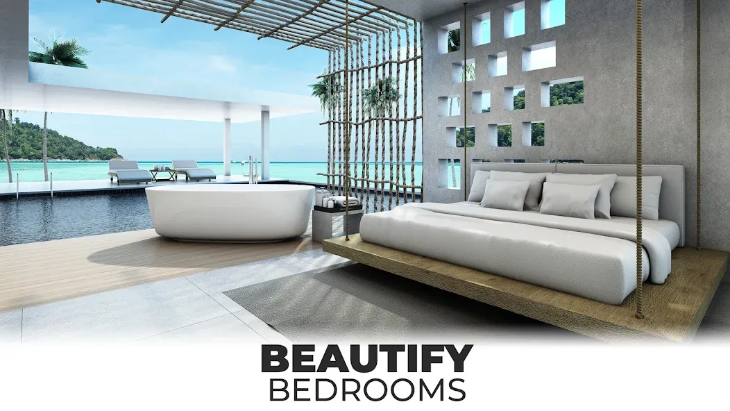 My Home Makeover: House Design [МОД: Все открыто, Дополнительные деньги и Меню MOD] Screenshot 2