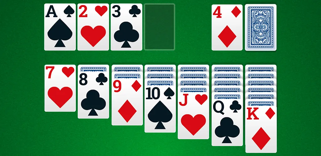 Classic Solitaire - Klondike (Солитер Клондайк Классик) [МОД: Деньги, Монеты и Меню MOD] Screenshot 1