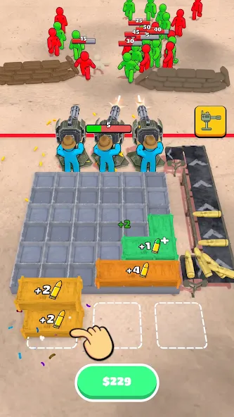 Ammo Fever: Tower Gun Defense (Аммо Фивер) [МОД: Бесконечные деньги, Монеты и Мега MOD] Screenshot 3