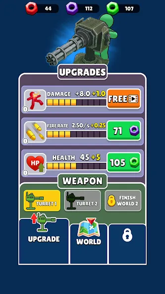 Ammo Fever: Tower Gun Defense (Аммо Фивер) [МОД: Бесконечные деньги, Монеты и Мега MOD] Screenshot 4