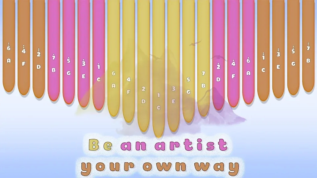 Kalimba Fun (Калимба Фан) [МОД: Меню, Бесконечные монеты и Открытые уровни] Screenshot 2
