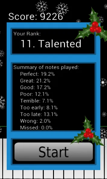 Christmas Piano (Рождественское пианино) [МОД: Много монет, Открытые уровни и Мега MOD] Screenshot 2