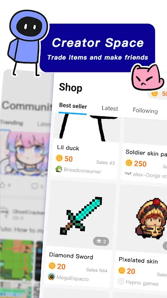 Julian's Editor: Create & Play [МОД: Все открыто, Дополнительные деньги и Меню MOD] Screenshot 4