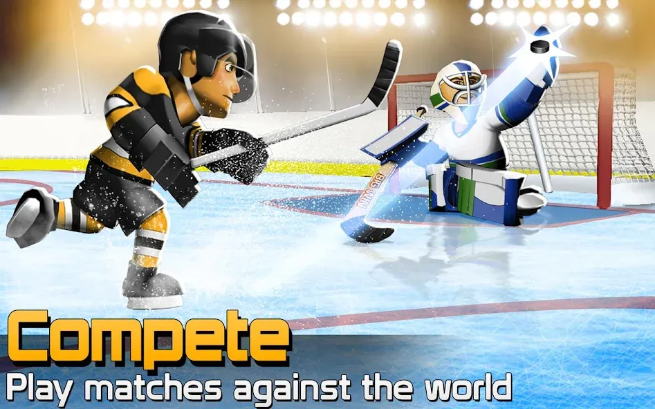 BIG WIN Hockey (БИГ ВИН Хоккей) [МОД: Все открыто, Дополнительные деньги и Меню MOD] Screenshot 4