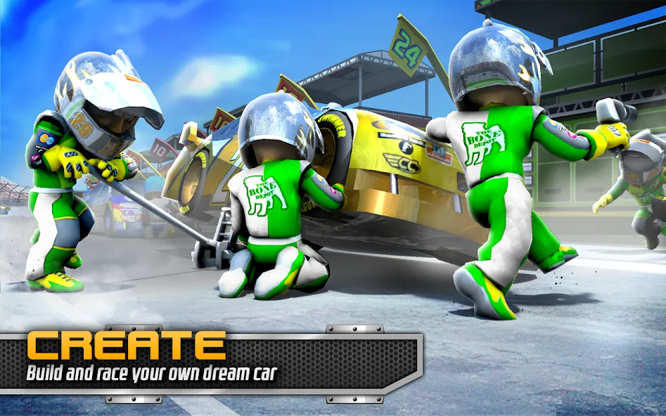 BIG WIN Racing (БИГ ВИН Гонки) [МОД: Все открыто, Дополнительные деньги и Меню MOD] Screenshot 1