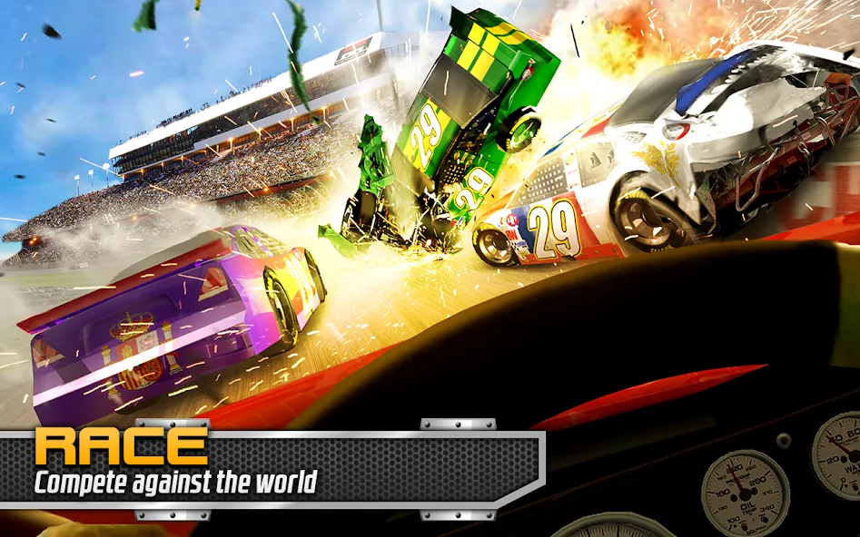 BIG WIN Racing (БИГ ВИН Гонки) [МОД: Все открыто, Дополнительные деньги и Меню MOD] Screenshot 4