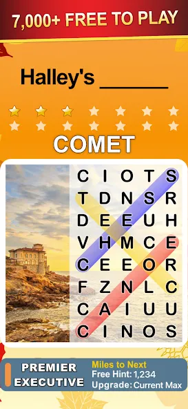 Word Search World Traveler (Ворд Срч Ворлд Трэвелер) [МОД: Много монет, Открытые уровни и Мега MOD] Screenshot 1