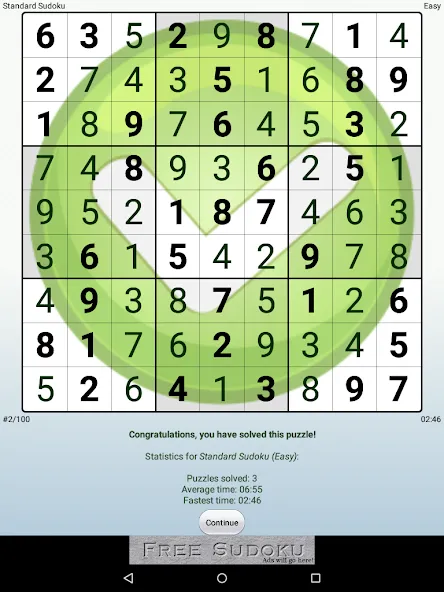 Droidoku - Andoku Puzzle (Дроидоку) [МОД: Все открыто, Дополнительные деньги и Меню MOD] Screenshot 3