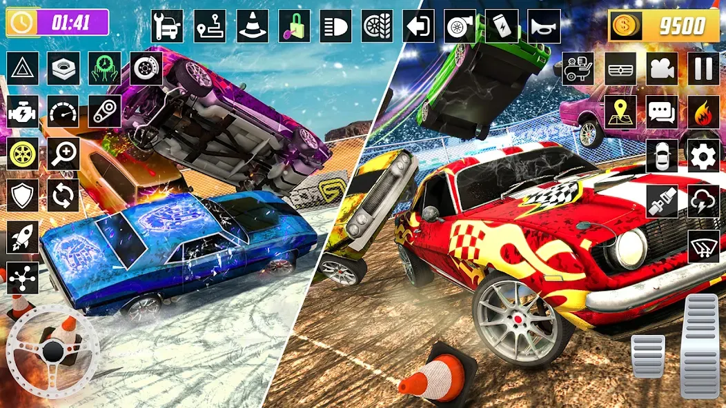 X Demolition Derby : Car Games [МОД: Деньги, Монеты и Меню MOD] Screenshot 5