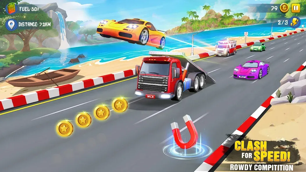 Mini Car Racing Game Legends [МОД: Много монет, Открытые уровни и Мега MOD] Screenshot 3