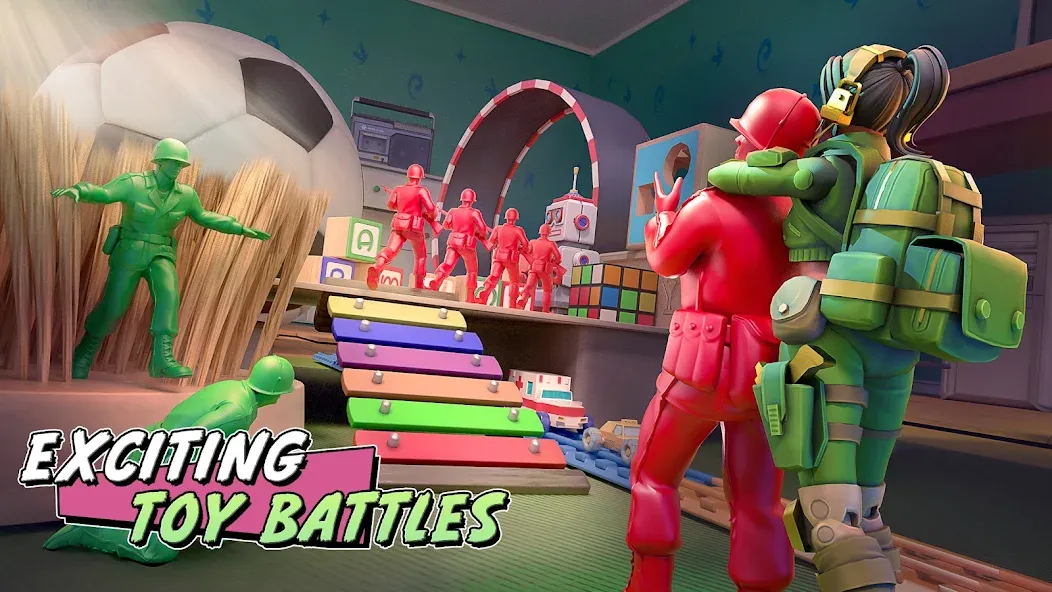 TOY WARS (Арми Мен Страйк) [МОД: Деньги, Монеты и Меню MOD] Screenshot 1