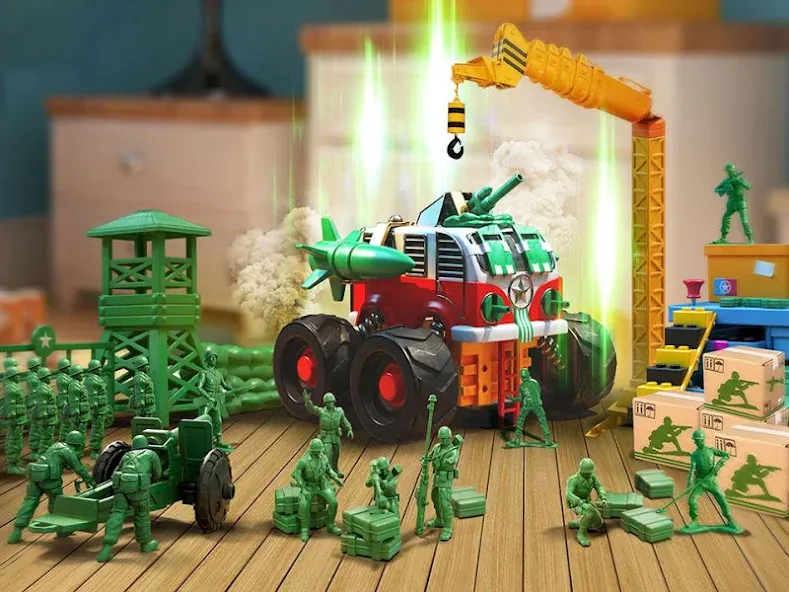 TOY WARS BETA (Армия Мен Страйк Бета) [МОД: Меню, Бесконечные монеты и Открытые уровни] Screenshot 2