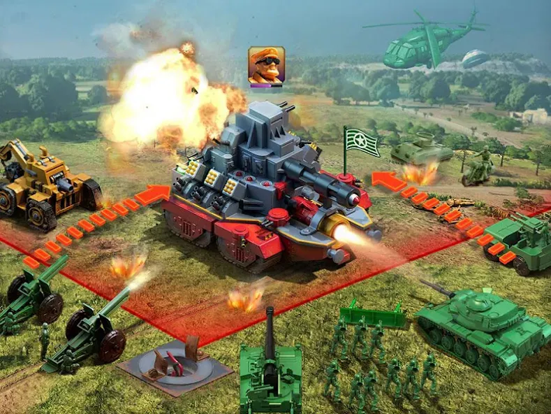 TOY WARS BETA (Армия Мен Страйк Бета) [МОД: Меню, Бесконечные монеты и Открытые уровни] Screenshot 3