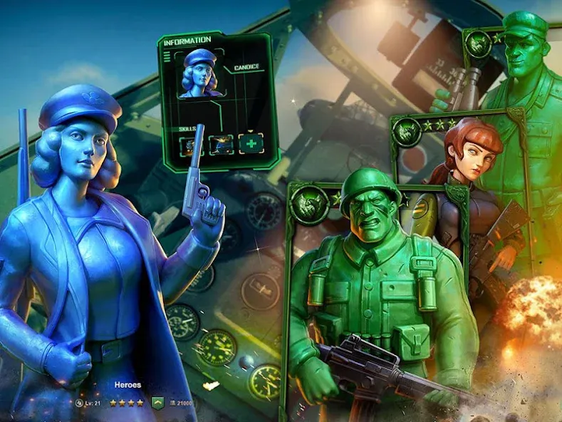 TOY WARS BETA (Армия Мен Страйк Бета) [МОД: Меню, Бесконечные монеты и Открытые уровни] Screenshot 5