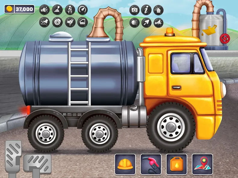 Oil Tanker Truck Games [МОД: Много денег, Монет и Все открыто] Screenshot 5