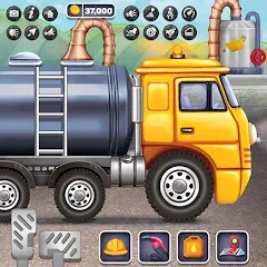 Скачать Oil Tanker Truck Games [МОД: Много денег, Монет и Все открыто] | Взлом Oil Tanker Truck Games на Андроид