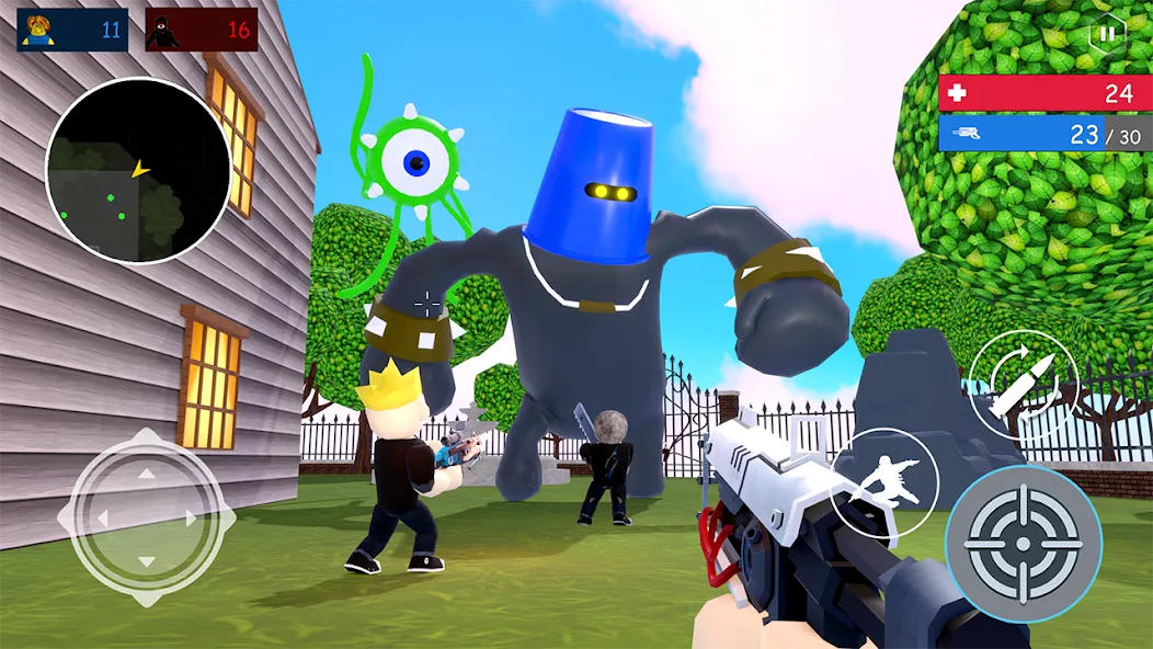 Alphabet Shooter: Survival FPS (Алфавит Шутер) [МОД: Все открыто, Дополнительные деньги и Меню MOD] Screenshot 2