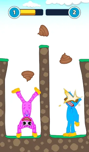 Hugy's Funny Animated Story [МОД: Все открыто, Дополнительные деньги и Меню MOD] Screenshot 3
