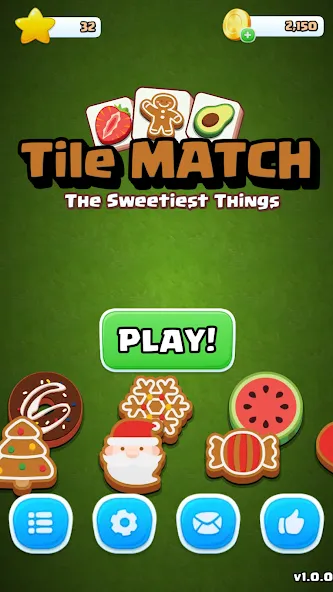 Tile Match Sweet -Triple Match [МОД: Много монет, Открытые уровни и Мега MOD] Screenshot 4