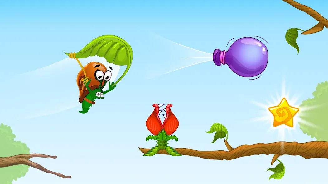Snail Bob 1: Adventure Puzzle [МОД: Меню, Бесконечные монеты и Открытые уровни] Screenshot 2