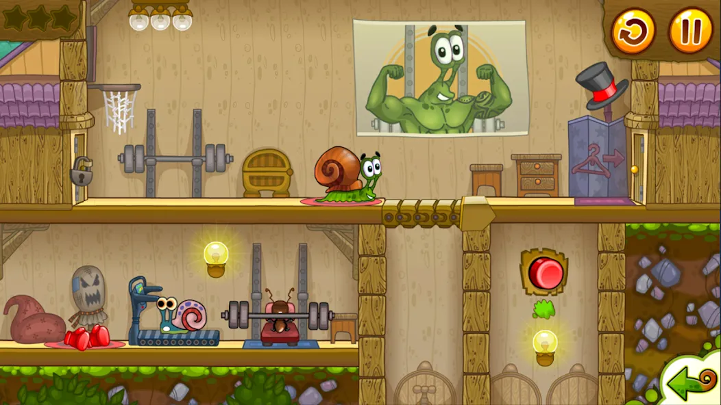Snail Bob 2 [МОД: Много монет, Открытые уровни и Мега MOD] Screenshot 2