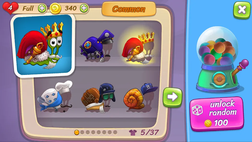 Snail Bob 3 [МОД: Деньги, Монеты и Меню MOD] Screenshot 3
