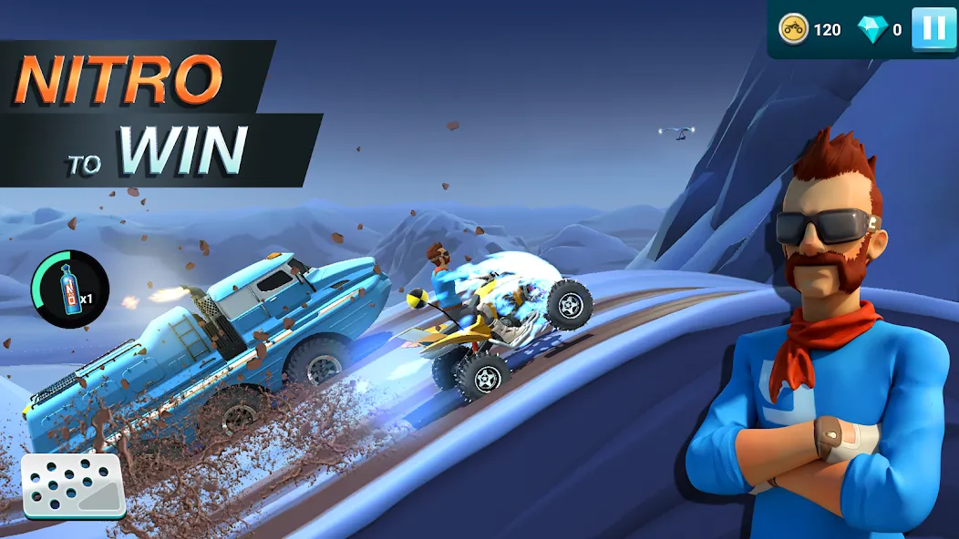 MMX Hill Dash 2 – Offroad Truc (ММХ Хилл Даш 2) [МОД: Много денег, Монет и Все открыто] Screenshot 3
