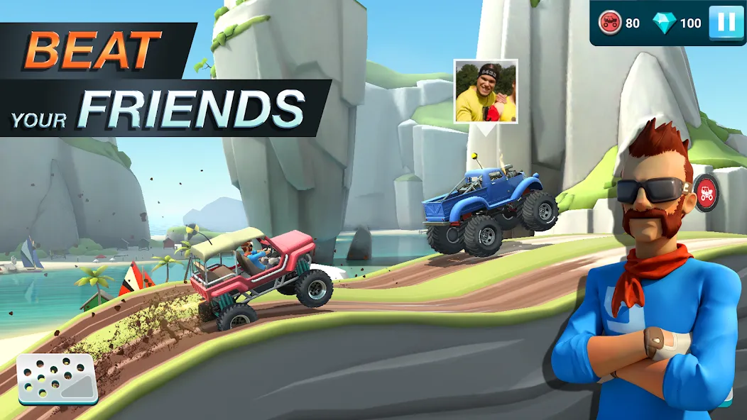 MMX Hill Dash 2 – Offroad Truc (ММХ Хилл Даш 2) [МОД: Много денег, Монет и Все открыто] Screenshot 4