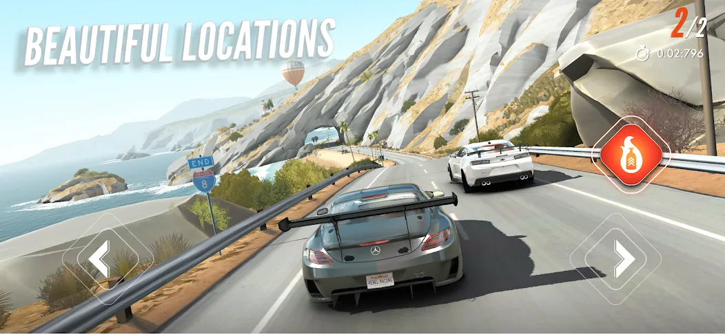 Rebel Racing (Ребел Рейсинг) [МОД: Много монет, Открытые уровни и Мега MOD] Screenshot 2