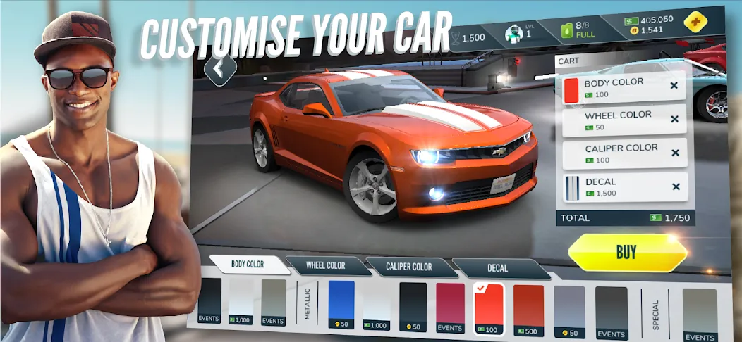 Rebel Racing (Ребел Рейсинг) [МОД: Много монет, Открытые уровни и Мега MOD] Screenshot 5